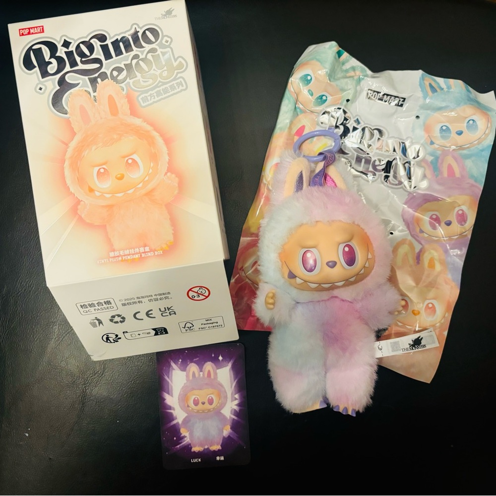 Labubu Big Into Energy Luck